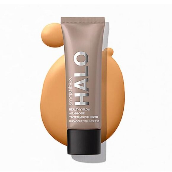 ⚡️ 3/$15 | NEW Smashbox Halo Healthy Glow Tinted Moisturizer Tan Dark 7ml/0.24oz - Picture 1 of 5